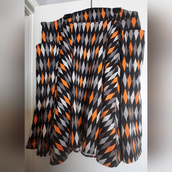 Pin up girl clothing harlequin skirt 4x - Picture 1 of 3